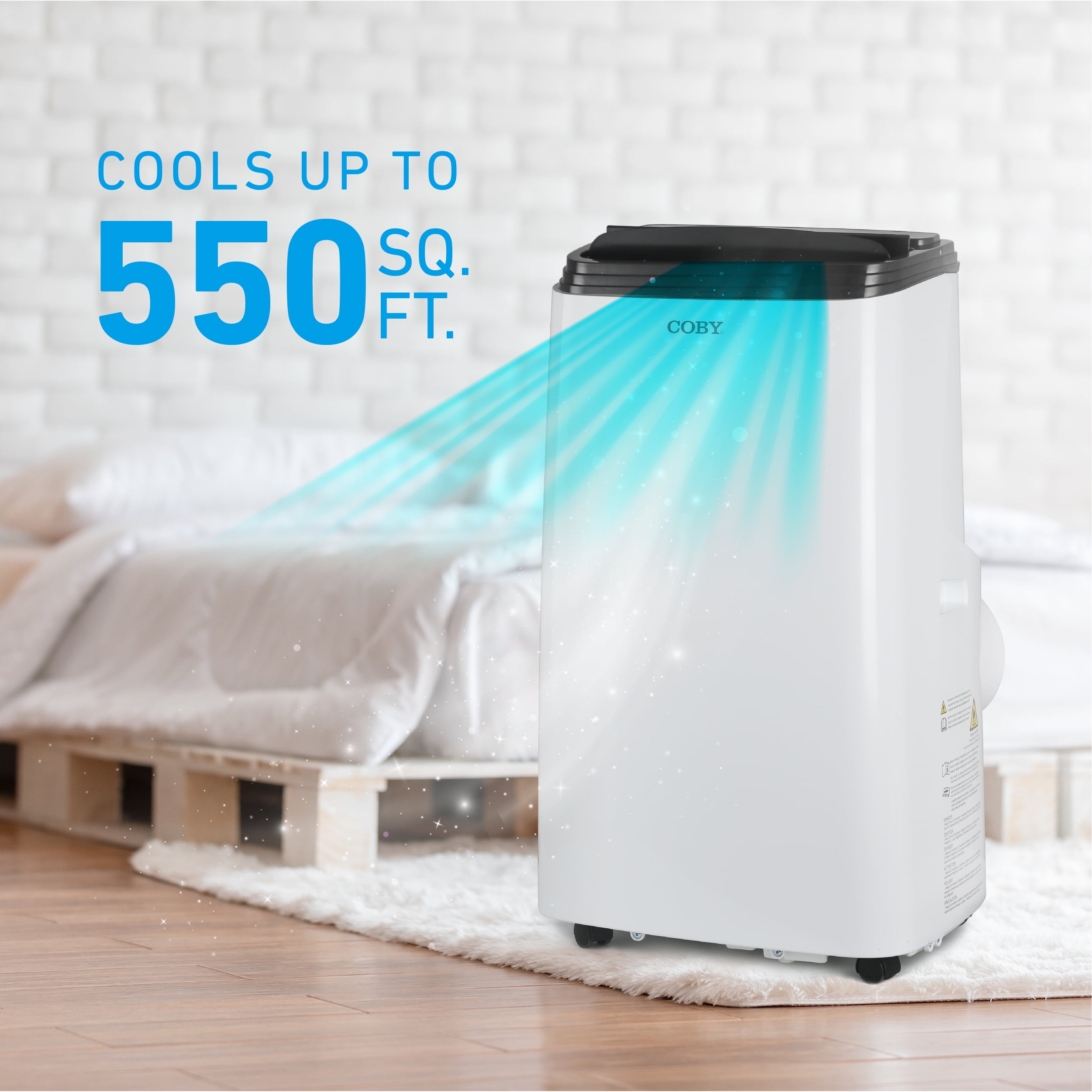 Buy COBY Portable Air Conditioner 12,000 BTU 3-in-1 AC Unit