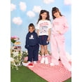 thumbnail image 3 of Wonder Nation x Hello Kitty Toddler Girls Graphic Sweatpants with Embroidery, Sizes 12M-5T, 3 of 6