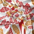 thumbnail image 5 of Ambesonne Spanish Valance Pack of 2, Flamenco Dancers Ethnic, 54"X18", Vermilion Pale Orange, 5 of 5