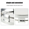 thumbnail image 3 of unbranded 4Ud Tapas Centrales Para De Auto Plateadas Compatibles Con Varias Medidas De, 3 of 8