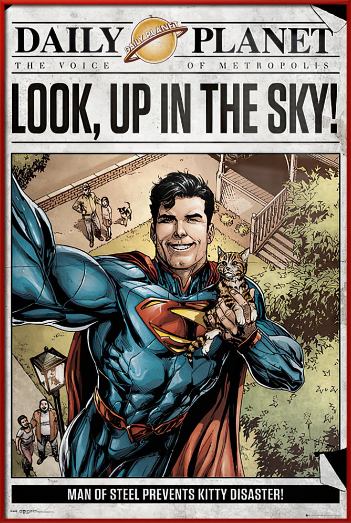 Superman Framed DC Comics Poster (Daily Front Page Cover