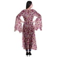 thumbnail image 4 of Moomaya Viscose Georgette Printed Long Shrug Slit Sleeves Cardigans For Women, 4 of 5