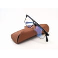 thumbnail image 4 of Lunettes Bloquant la Lumière Bleue Filtrant la Lumière Protection contre les Radiations Lunettes Cadre Rond Rétro Lecture Jeu Ordinateur Lunettes Protectrices (Noir), 4 of 5