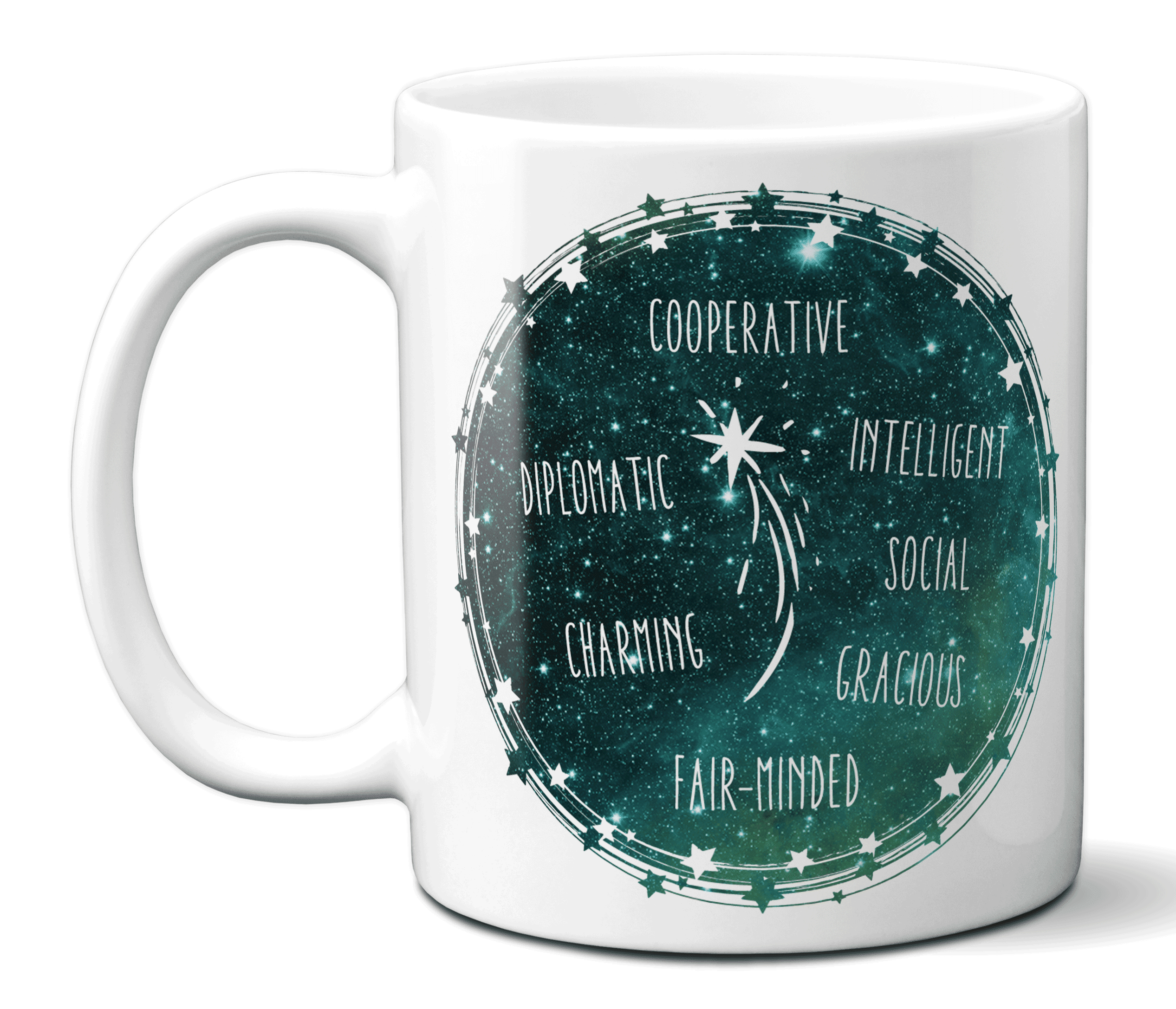 Libra Zodiac Sign Horoscope Mug Cup Gift Idea Present Coffee Tea 