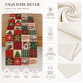 thumbnail image 2 of Sm:)e Gingerbread Man Snowman Print Christmas Patchwork Table Runner, 13 x 72 Inch Farmhouse Table Decor, Universal for Indoor Outdoor Kitchen, Home & Party Decoration, 2 of 7