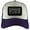 Purple/White, variant on Game Over Patch Adjustable Trucker Hat - Red/White