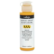 Vallejo Fluid Acrylic - Transparent Orange, 100 ml