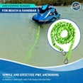 thumbnail image 5 of WavesRx AnchorMate Flat Bungee Line | Safely Anchor Your Jet Ski or PWC Near Beach or Sandbar | Stretches from 7' to 14' to Absorb Wake and Surf | Marine Grade Snap Hook and Bag Included, 5 of 6