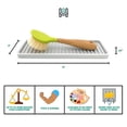 thumbnail image 3 of Bandeja organizadora de fregadero de cocina de silicona con soporte para esponja Happitasa, 3 of 9