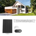 thumbnail image 4 of Wireless Security Camera, ABS Shell 1080P PIR Motion Sensing Outdoor Surveillance Camera Solar Powered with LED Lights for Construction Sites, 4 of 7
