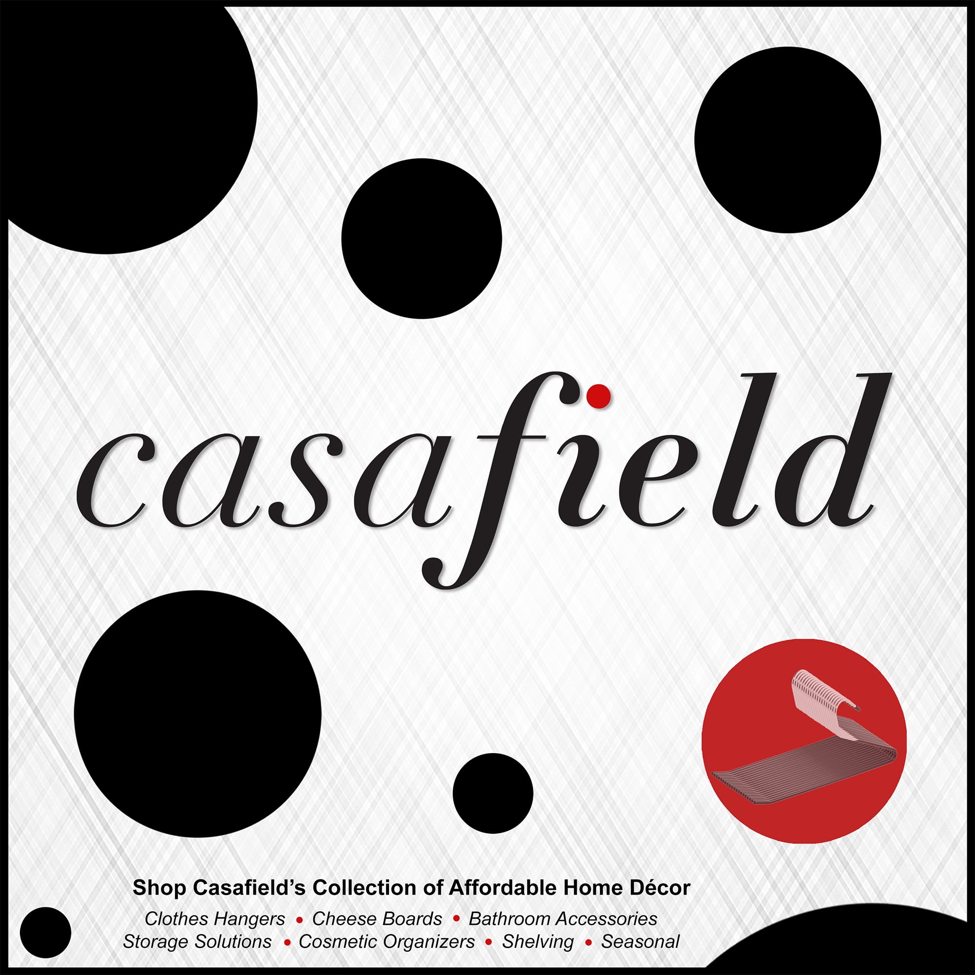 Casafield 20 Open-Ended Pants Hangers, Non-Slip for Slacks, Jeans, Skirts
