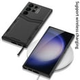 thumbnail image 4 of SaniMore Case for Samsung Galaxy S23 6.1" 2023 Release, Built-in Stylus Pen Stylish PU Leather Suppout Wireless Charging Shockproof Anti-fall Heavy Duty Protective Shell For Galaxy S23, Lychee, 4 of 10