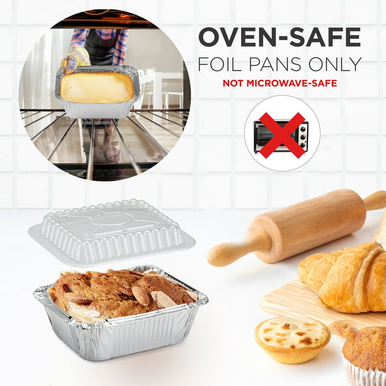 Rectangular Disposable Aluminum Foil Pan Take Out Food Containers