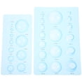 thumbnail image 1 of Shisuyan 2pcs Plastic Clay Making Tools DIY Clay Crafts Tool Half Ball Mini Clay Craft Molds, 1 of 8