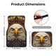 thumbnail image 5 of Balery Vintage Pattern Bald Eagle Juego de 4 Alfombrillas para Auto, Revestimientos de Caucho Resistente, Diseño Antideslizante, 5 of 7
