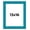 Blue Veneer, variant on 13x16 Frame Blue Teal Distressed Solid Wood Picture Frame | 1.625 Inch Moulding Width | Sonoma Blue