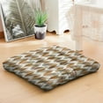 thumbnail image 2 of Square Meditation Pillow, Boho Style Floor Cushion, Dutch Velvet Meditation Cushion for Sitting on Floor, Yoga Cushion 22'' x 22'', 2 of 7