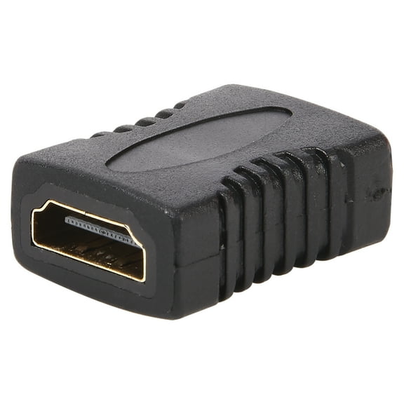 RCA HDMI Female/Female Inline Coupler, 4K at 2160p, DHDHE1V, Black, DHDHE1V