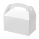 thumbnail image 1 of Cajas de regalo Bonfasvo, 30 unidades, 16 x 9 x 9 cm, papel kraft blanco, 1 of 6