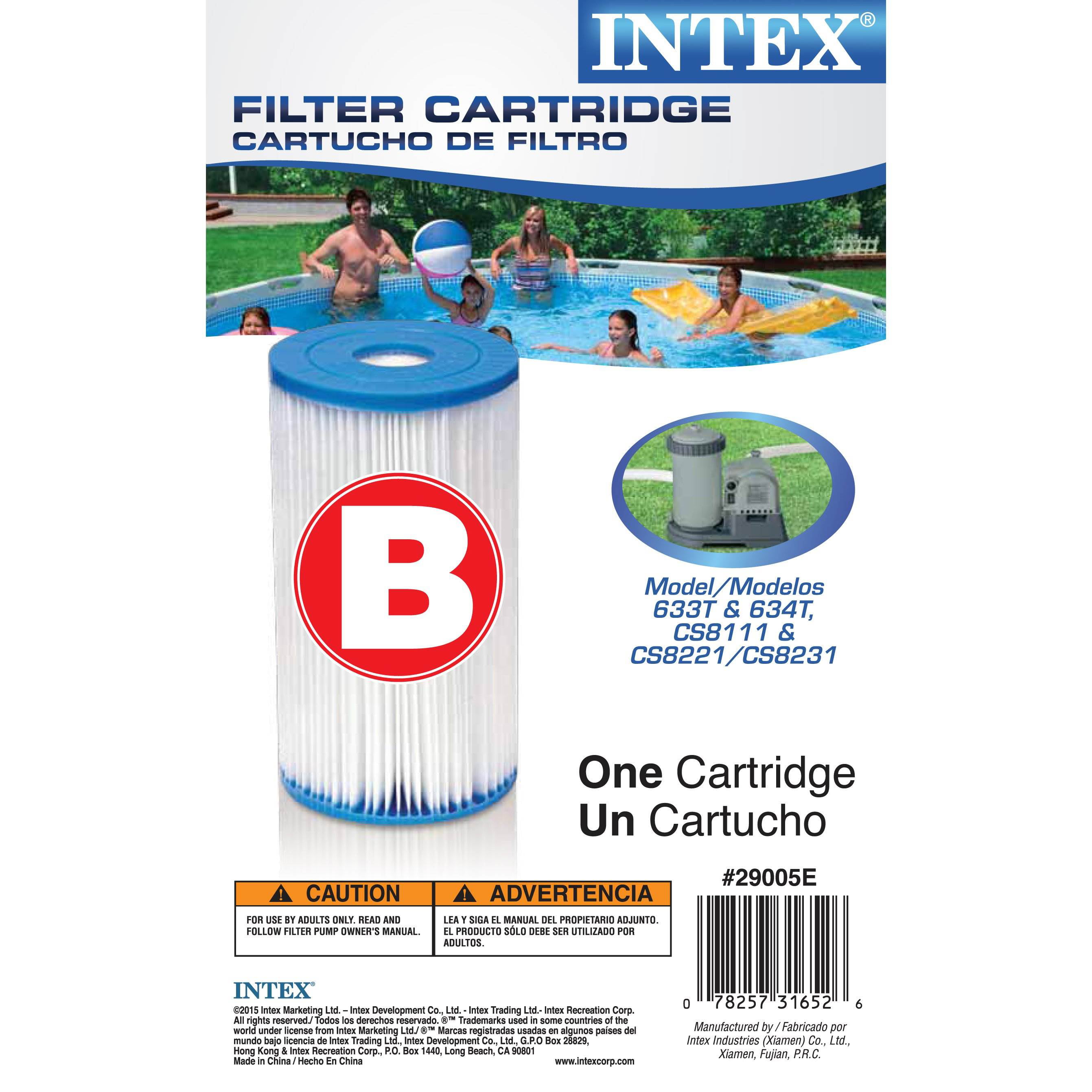 NEW Intex Swimming Pool Easy Set Type B Replacement Filter Pump Cartridge 2 Pack 