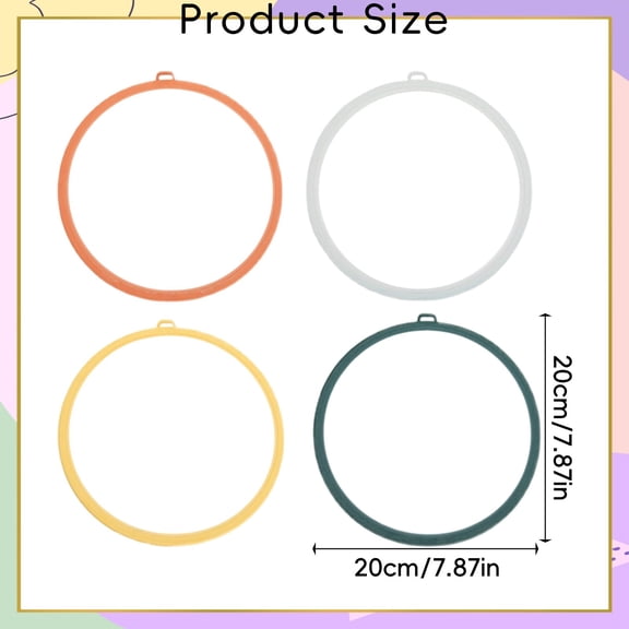 Clearance Under $1 Reusable Silicone Stretch Lids for Bowls and Containers White