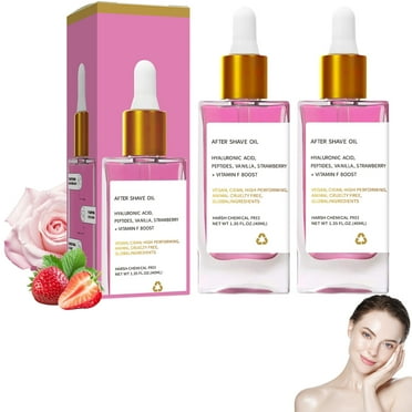 After Shave Perfume Oil, Soft Serve After Shave Oil Women for Smooth Skin, After Shave Oil - Strawberry & Vanilla Scent, Natural After Shave Oil for All Skin Types (2)
