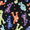Black Soot Print, variant on Wonder Nation Boys Halloween Long Sleeve Top and Pants, 2-Piece Sleep Pajama Set, Sizes 4-10