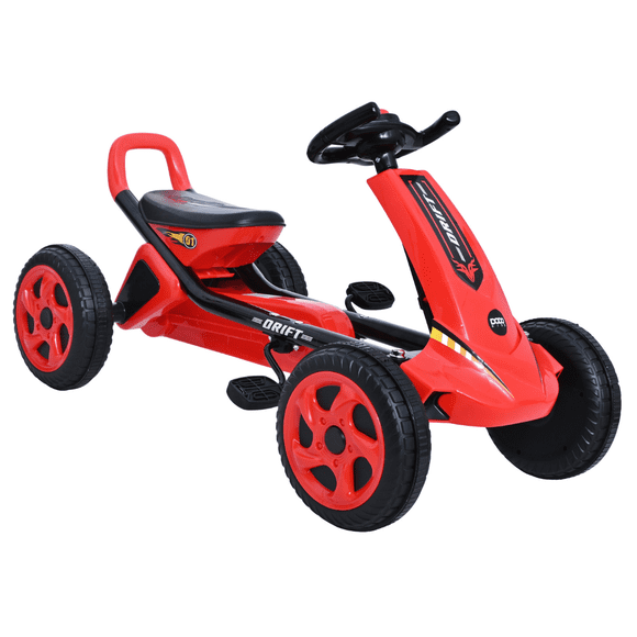 Go Kart De Niños Dodo Kids Rayo Pedales Con Mejor Tracción Rojo