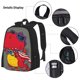 thumbnail image 3 of Balery Dinosaur Super Hero Cartoon Mochila Escolar 3 en 1 para Niños - Mochila Resistente con Lonchera Térmica y Estuche - Mochila Escolar para Niños y Niñas, 3 of 7