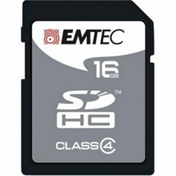 EMTEC ECMSD16GHC4 SDHC Carte Mémoire 16GB Classe 4