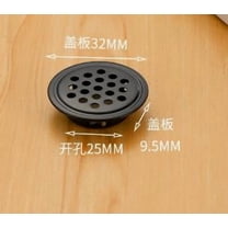 LEORX 10Pcs Durable Stainless Steel Round Air Vent Mesh for Cabinet Ventilation and Airflow