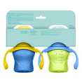 thumbnail image 2 of Evenflo Feeding 5 oz Balance Cups, 2-Pack, Blue & Green, Baby Sippy Cups 6 Months+, 2 of 6
