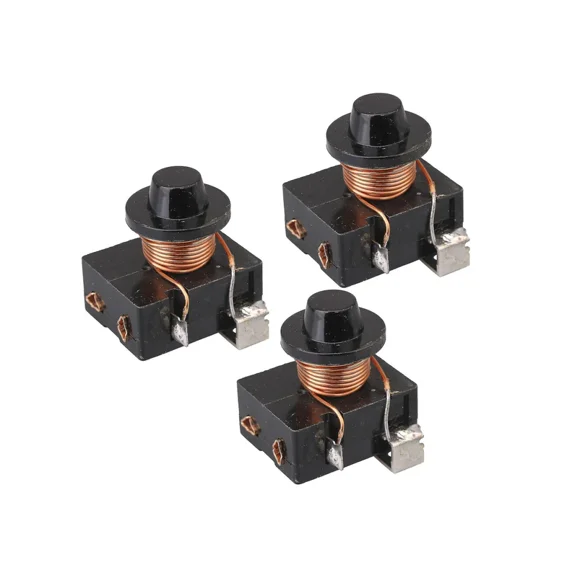 Refrigerator Coil Compressor Relay Starter 375w For Freezer3pcsblack
