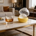 thumbnail image 6 of Football Shaped Ice Mold, Flexible Silicone Freezer Chilling Tray With Easy Release Surface, Reusable Soccer Ball Drink Maker for Cocktails Whiskey Juice Soda Frozen Desserts Summer Gatherings, 6 of 6