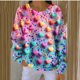 thumbnail image 4 of TaTaai Hoodies Shirts for Women Early Fall Long Sleeve Tops Vintage Graphic Outfits Tops Fashion Pullover Tees Gift, 4 of 6