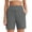 Gray, variant on Kilaqueen Women's Bermuda Short High Waisted Stretchy Yoga Shorts Relaxed Fit Dressy Casual Workout Shorts with Pockets