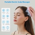 thumbnail image 2 of OTIA Electric Scalp Massager, Pet Massager, Waterproof Handheld Pet Massager for Dogs and Cats(Pink), 2 of 10