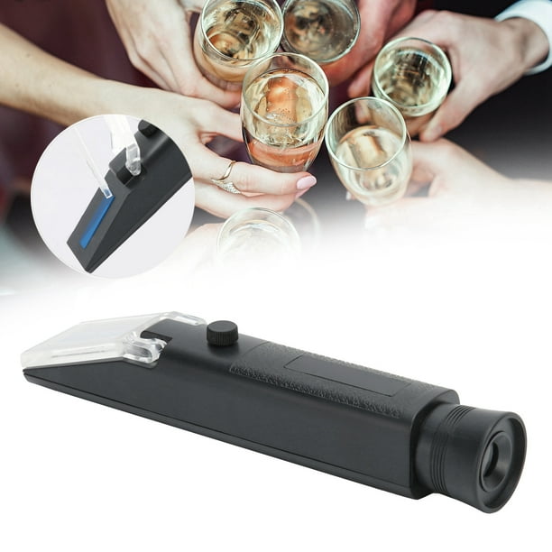 Alcohol Content Measurement Tool, Alcohol Refractometer High Accuracy 0