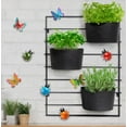 thumbnail image 3 of Esculturas de pared para exteriores GIFTME 5, juego de mariquitas de metal para jardín, 4, 3 of 6