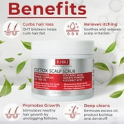 Detox Pre Shampoo Scalp Scrub For Product Build up: Detoxify & Regrow with Our Deep Clarifying Scrub - Nourishes Follicles, Soothes Scalp Irritation