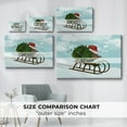 thumbnail image 5 of Christmas Holly Hedgehog Sledding- Gallery Wrapped Canvas, 5 of 9