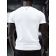 thumbnail image 2 of Camiseta informal de cuello redondo para hombre, 100 % poliéster, corte regular, manga corta, con estampado geométrico de capibara para levantamiento de pesas, ideal para verano y gimnasio., 2 of 5