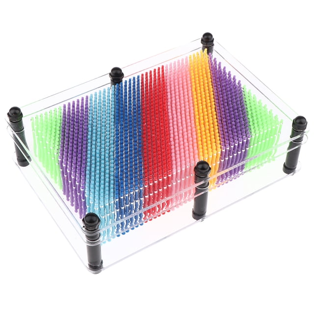 Juguete de Impresión de Pines Sunnimix Plástico 3D Molde Tablero Escultura Transparente
