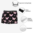 thumbnail image 3 of Sikiie Gradient Butterfly Print Men's Boxer Briefs, Elastic Waistband Boxer Briefs Leggings-X-Large, 3 of 5