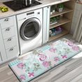 thumbnail image 3 of Pioneer Flower Floral Print Pattern Kitchen Rug Mat,Kitchen Runner Rugs Non Skid Washable,Decorative Kitchen Floor Mats for Kitchen,Sink,Laundry,17"x47.2", 3 of 7