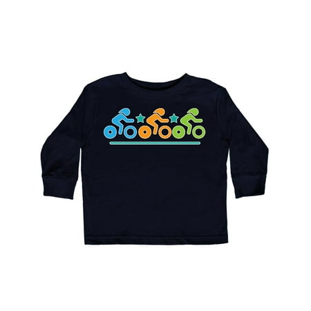 

Inktastic Cycling Bike Riding Cyclist Gift Gift Toddler Boy or Toddler Girl Long Sleeve T-Shirt