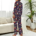 thumbnail image 3 of Top-kevin Women Long Sleeve Pajama Set Comfy Pjs Sets Christmas Cupcakes Candy Canes 2 Piece Lounge Set, 3 of 12