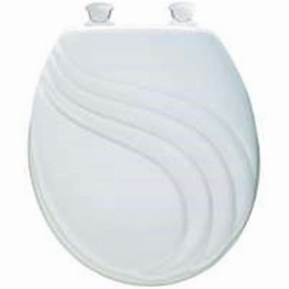 27EC-000 Toilet Seat Round Swirl White
