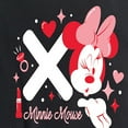 thumbnail image 3 of Mickey & Friends - Xo Minnie Mouse - Women's Short Sleeve Graphic T-Shirt, 3 of 5
