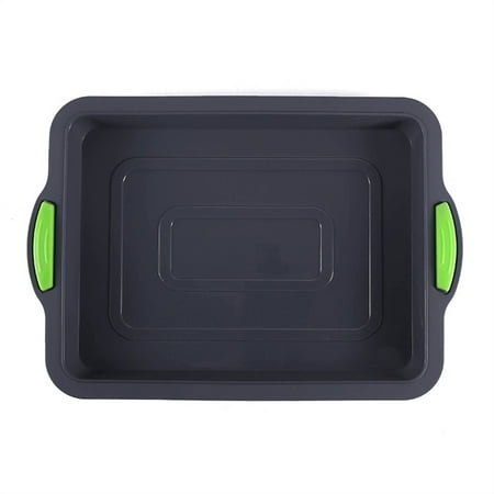 

11 Inch Silicone Nonstick Square Cake Pan Tray for Brownie Bread Mousse